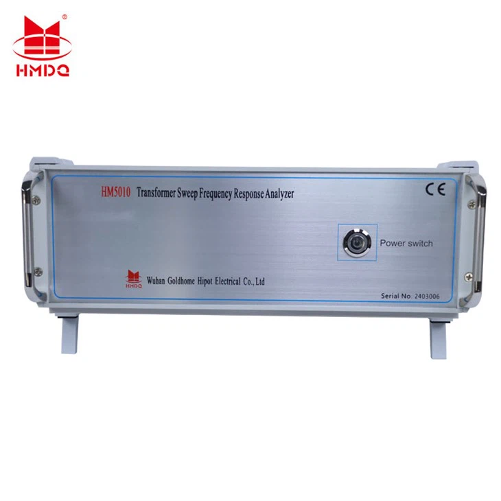 Test frekvence rozmítání transformátoru SFRA